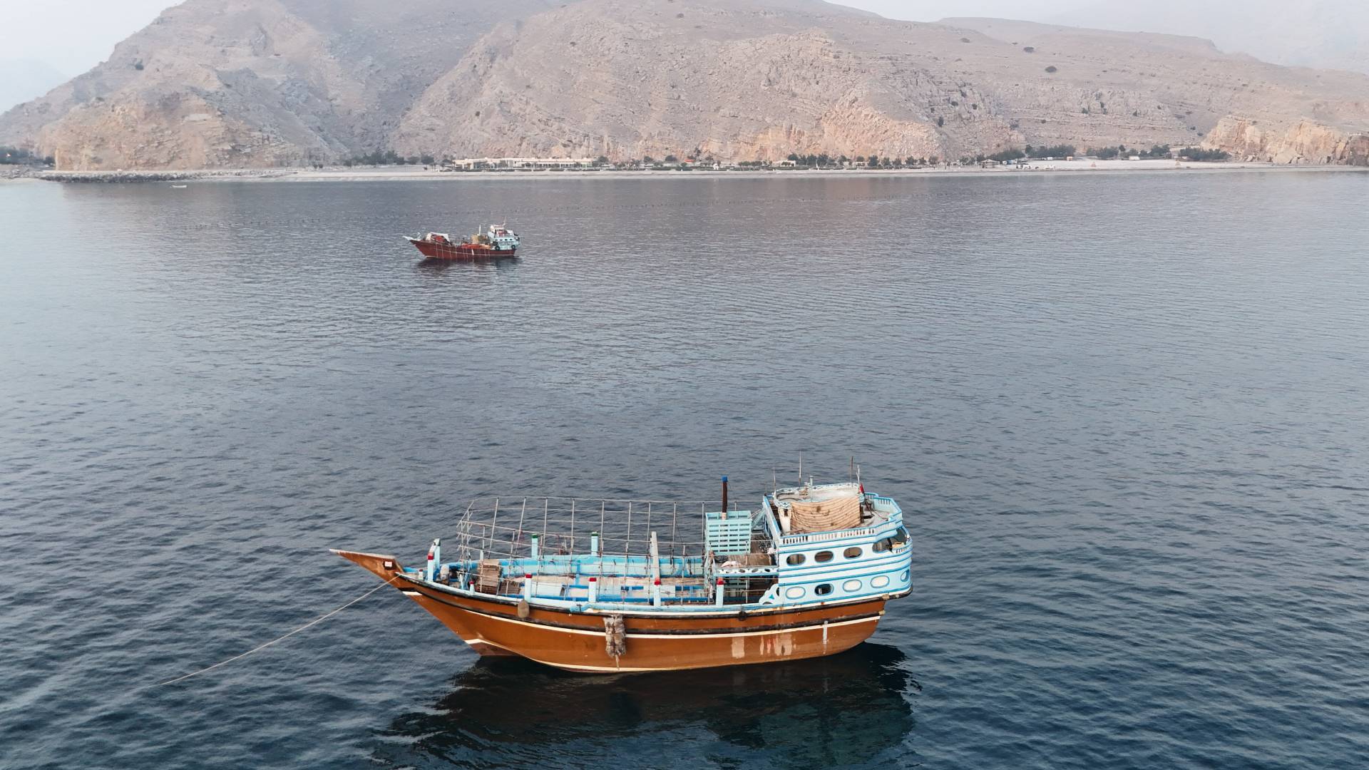سفن في مضيق هرمز