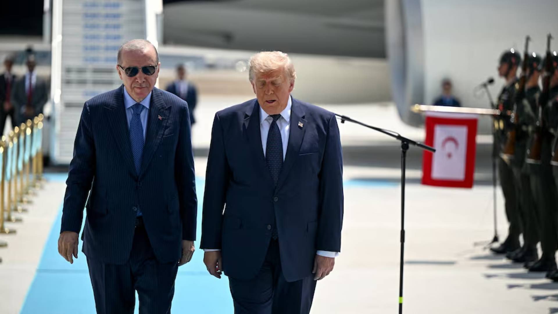 الرئيس الأمريكي دونالد ترمب والرئيس التركي رجب طيب أردوغان