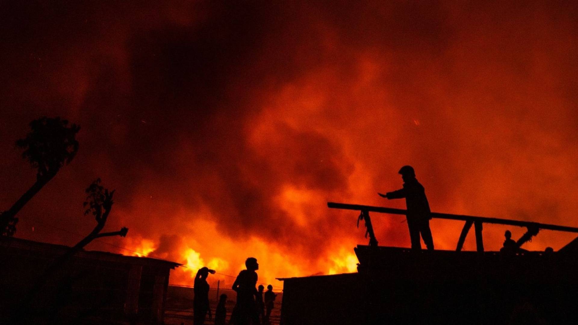 صورة أرشيفية لحريق