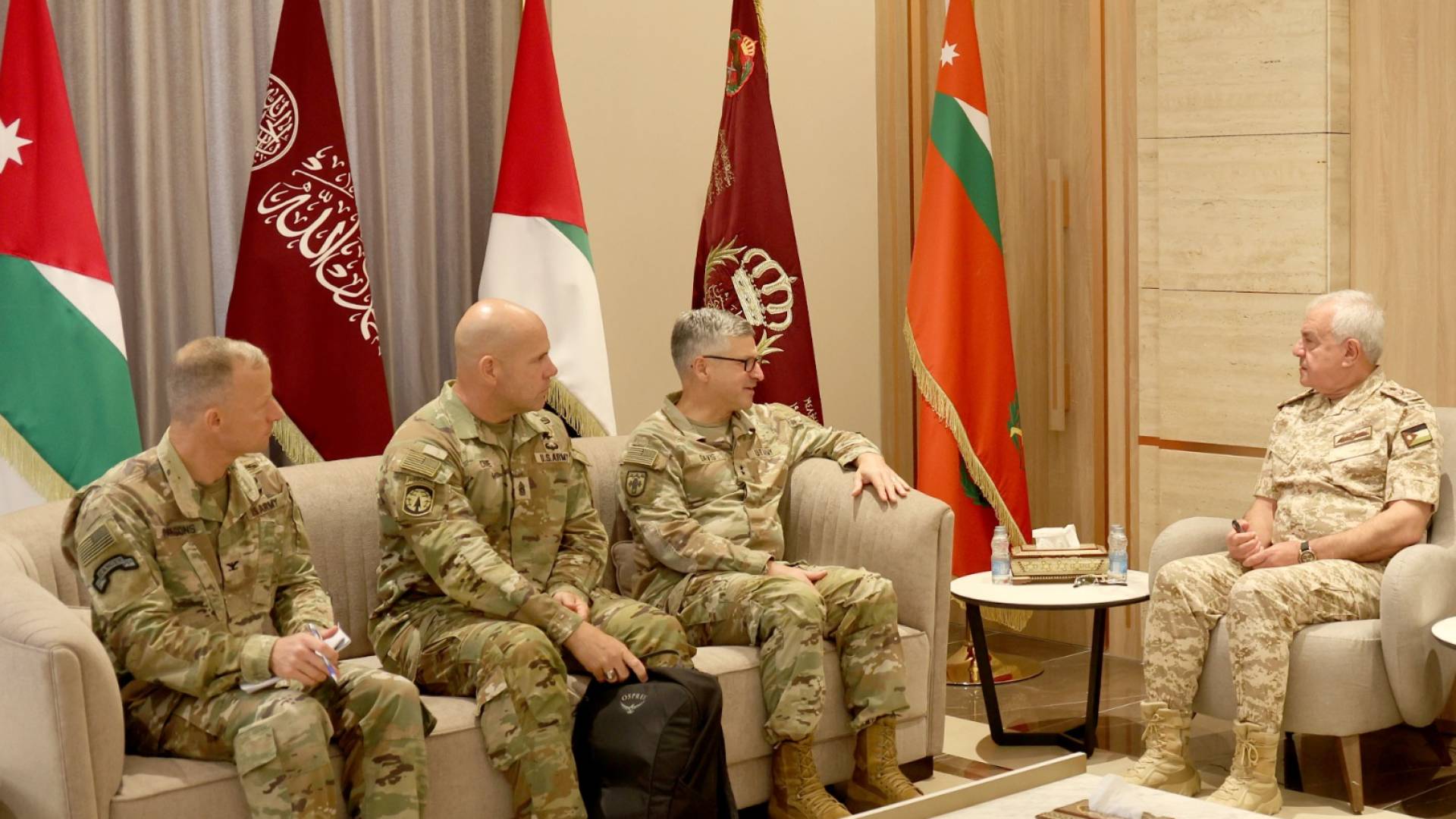 الحنيطي يستقبل قائد الحرس الوطني لولاية كولورادو الأميركية