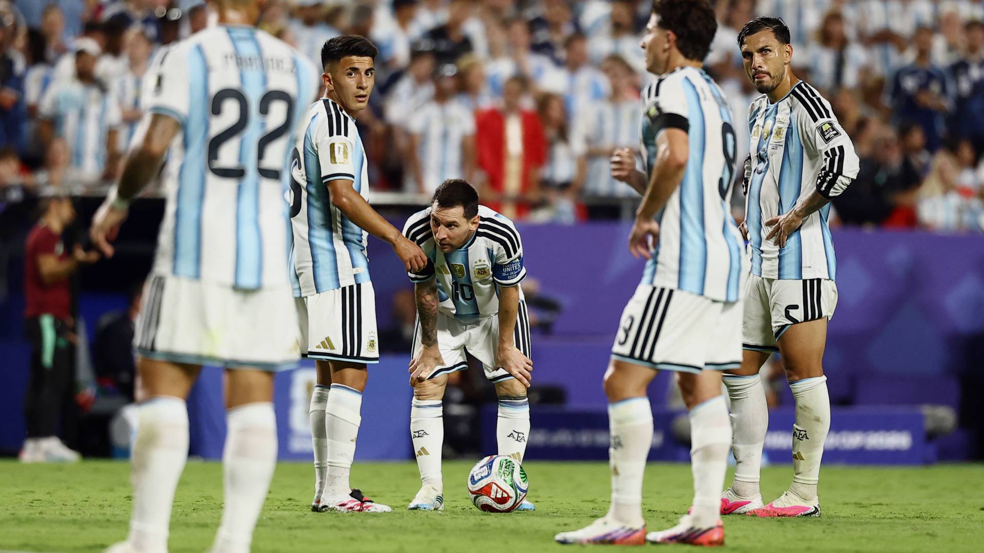 ليونيل ميسي خلال منافسات كأس العالم
