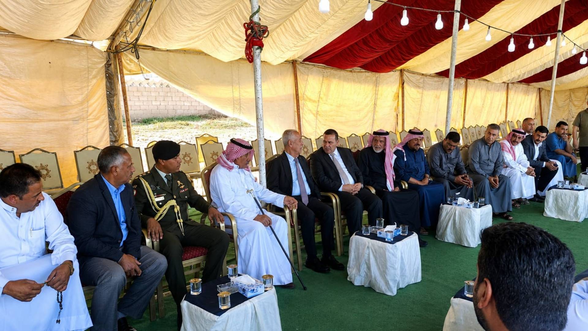 العيسوي يعزي العظامات والبدارين وحفار والحاج حسن