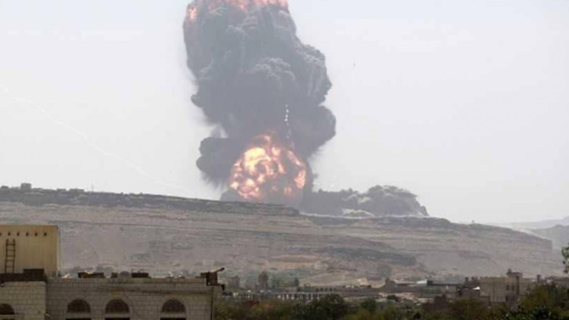 غارة سابقة للتحالف العربي