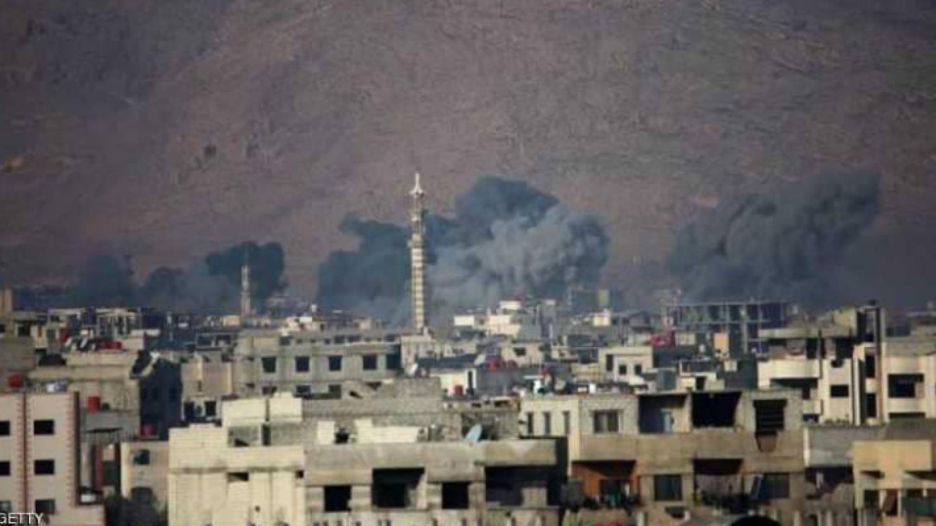 جانب من القصف على الغوطة الشرقية