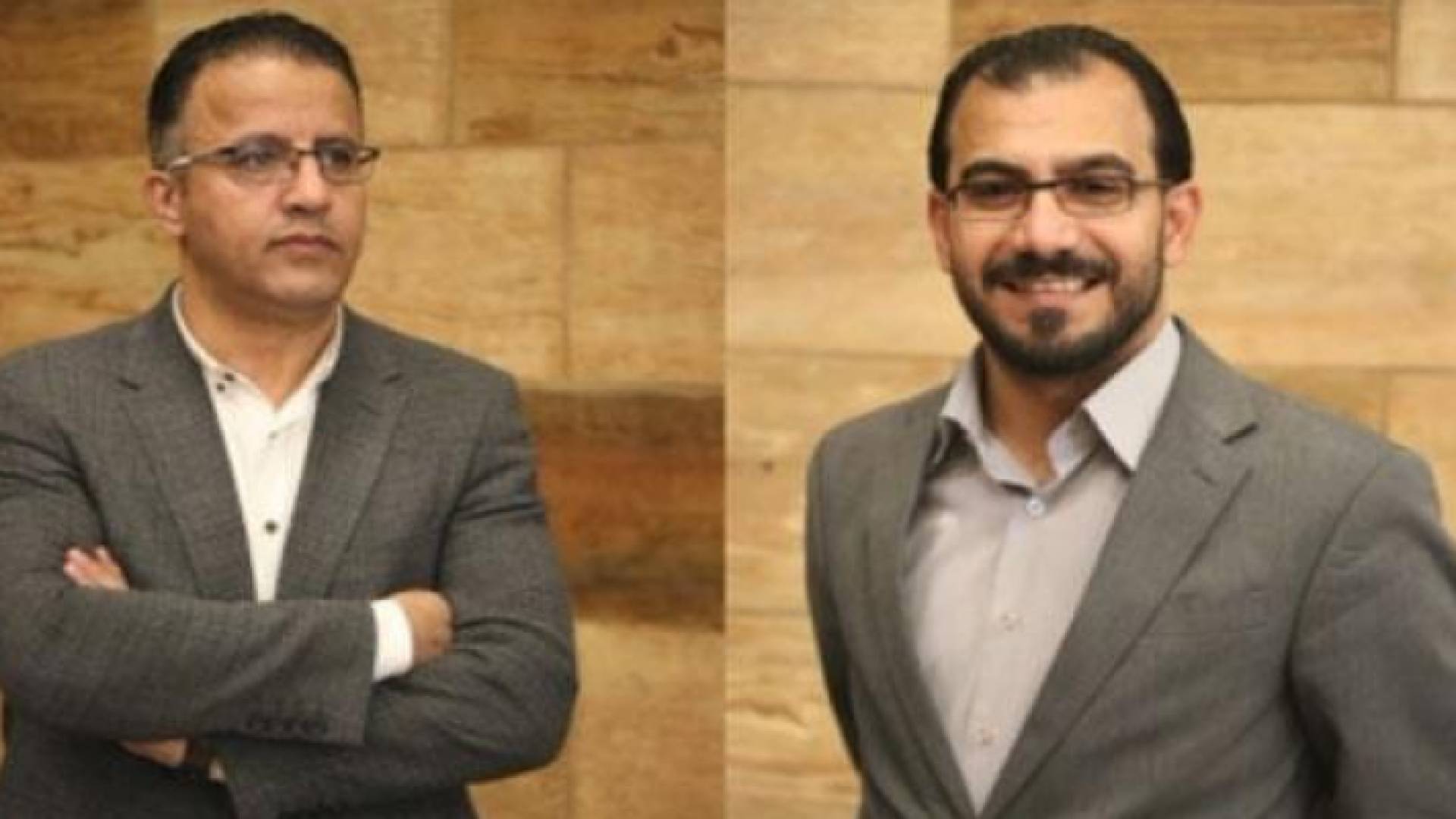 الزميلين عمر المحارمه وشادي الزيناتي