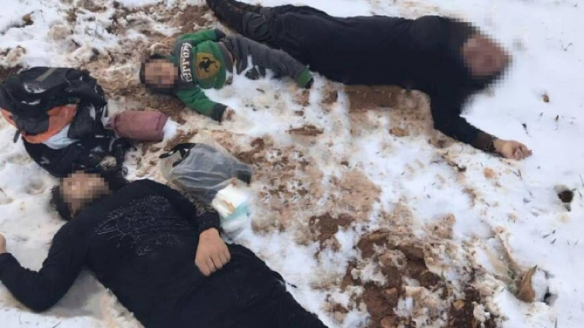 صورة نشرتها وسائل اعلام لجثث اللاجئين