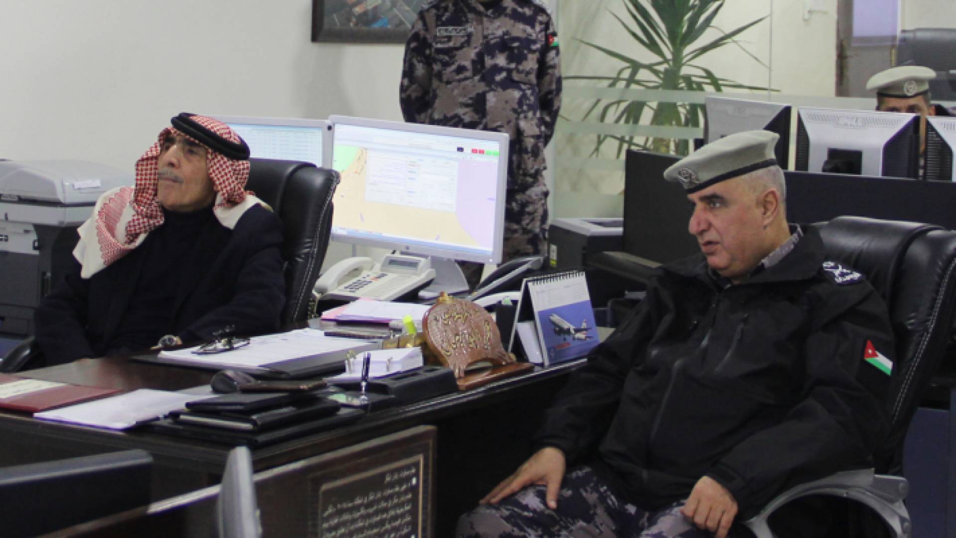 الزعبي يطمئن على إجراءات الدفاع المدني في الظروف الجوية السائدة