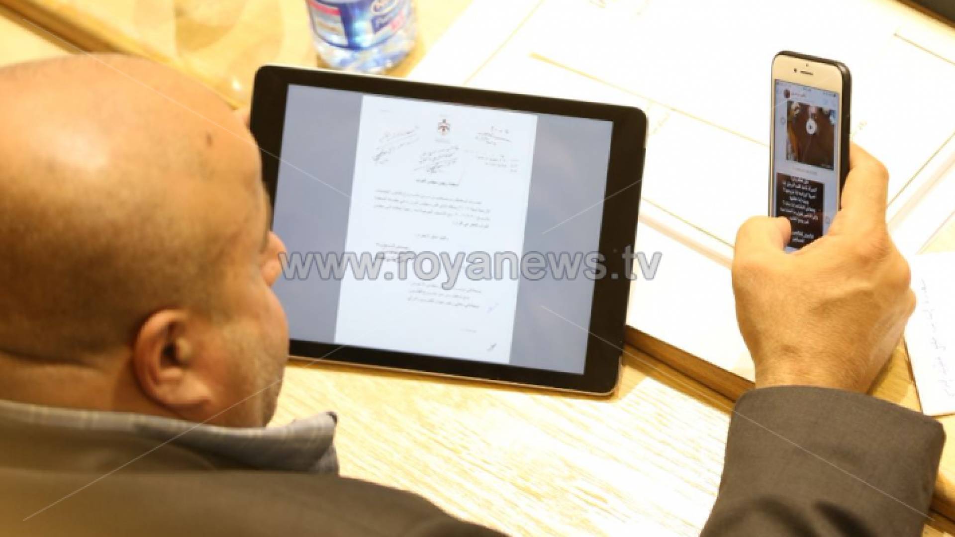 النائب خليل عطية خلال جلسة نيابية