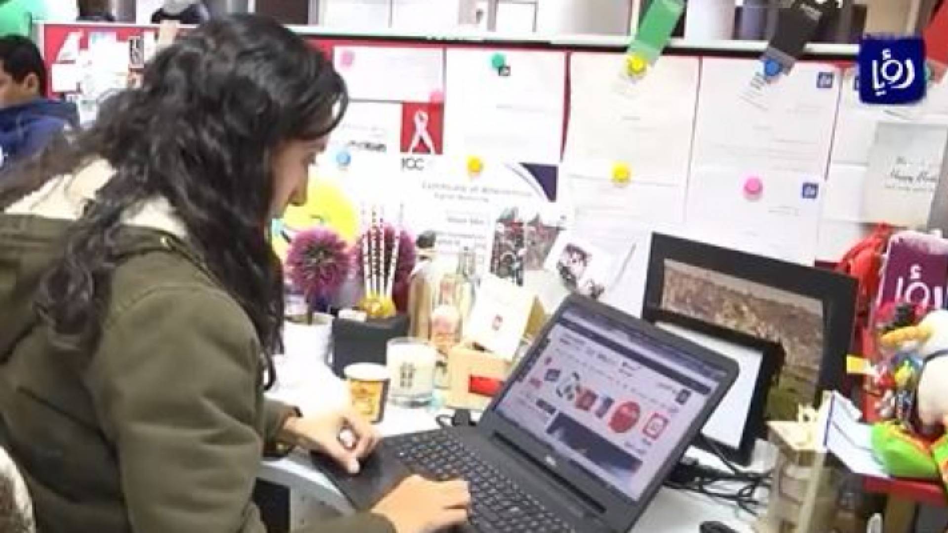 الزميلة عبير أبو طوق رئيس قسم الاعلام المجتمعي في قناة رؤيا