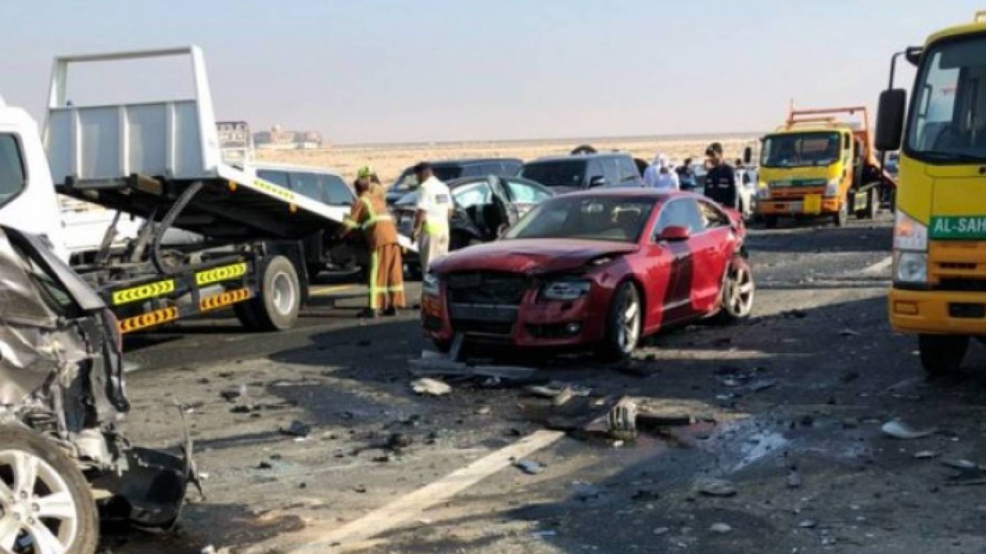 الصور كما تناقلتها وسائل اعلام امارتية