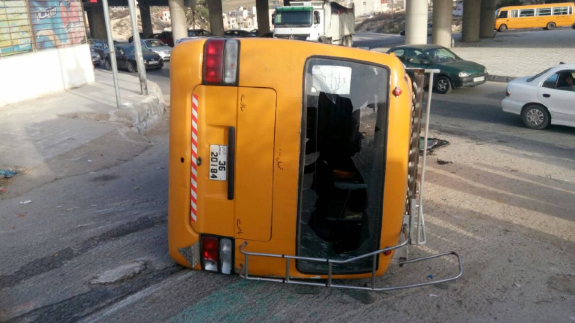 الصورة من مكان الحادث