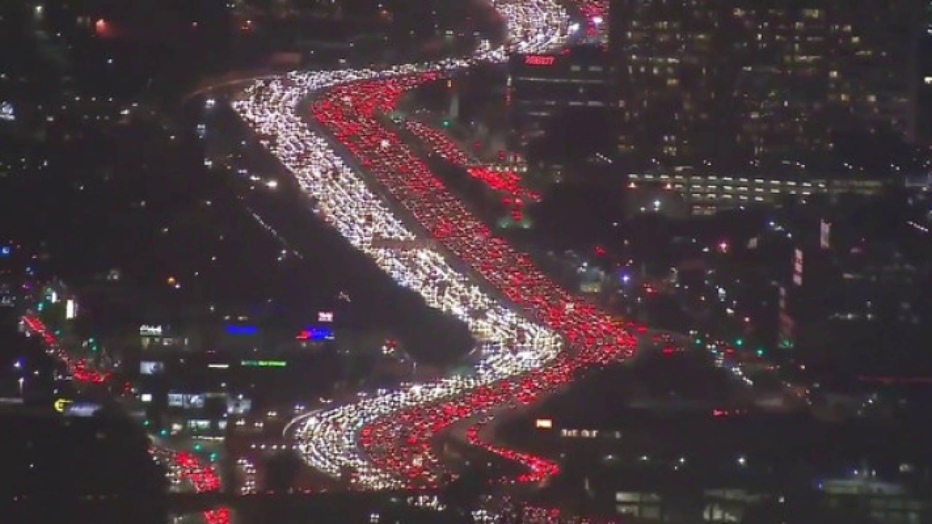 الازدحامات في لوس أنجلوس هي الأسوأ