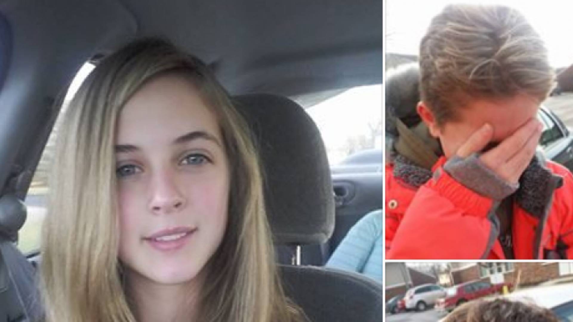 الاب عاقب ابنته وقص شعرها رغما عنها