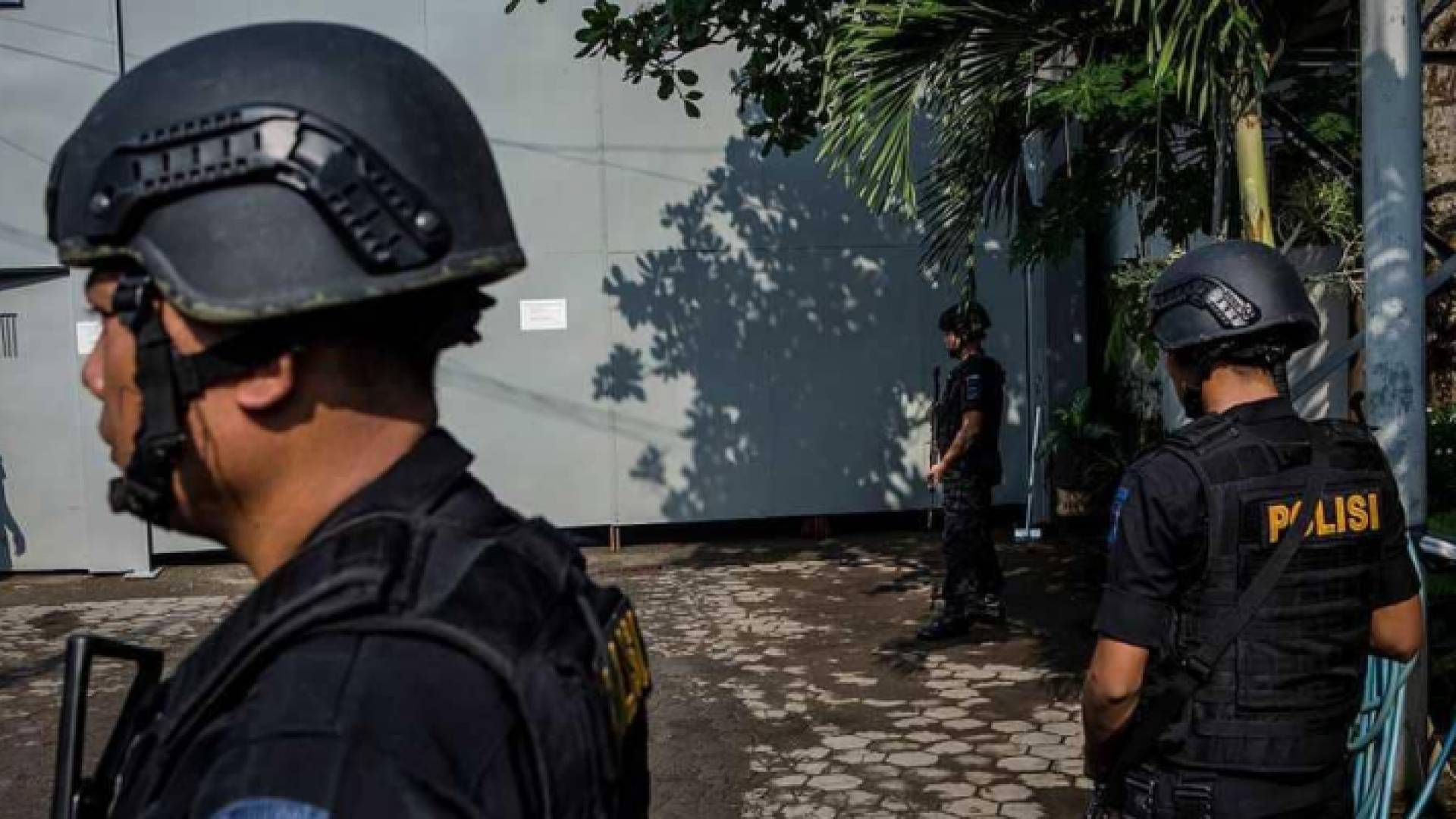 عناصر من الشرطة الإندونيسية - ارشيفية