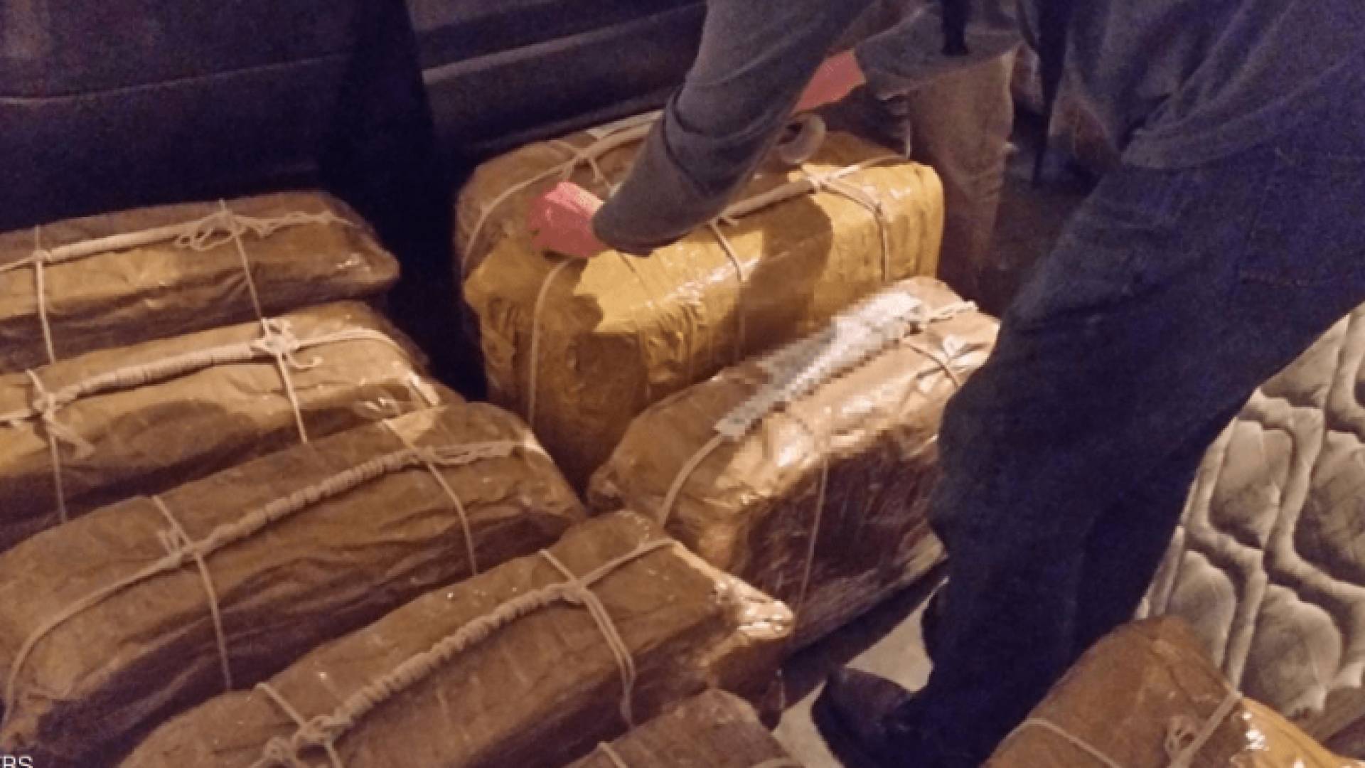 صورة للشحنة التي تم العثور عليها