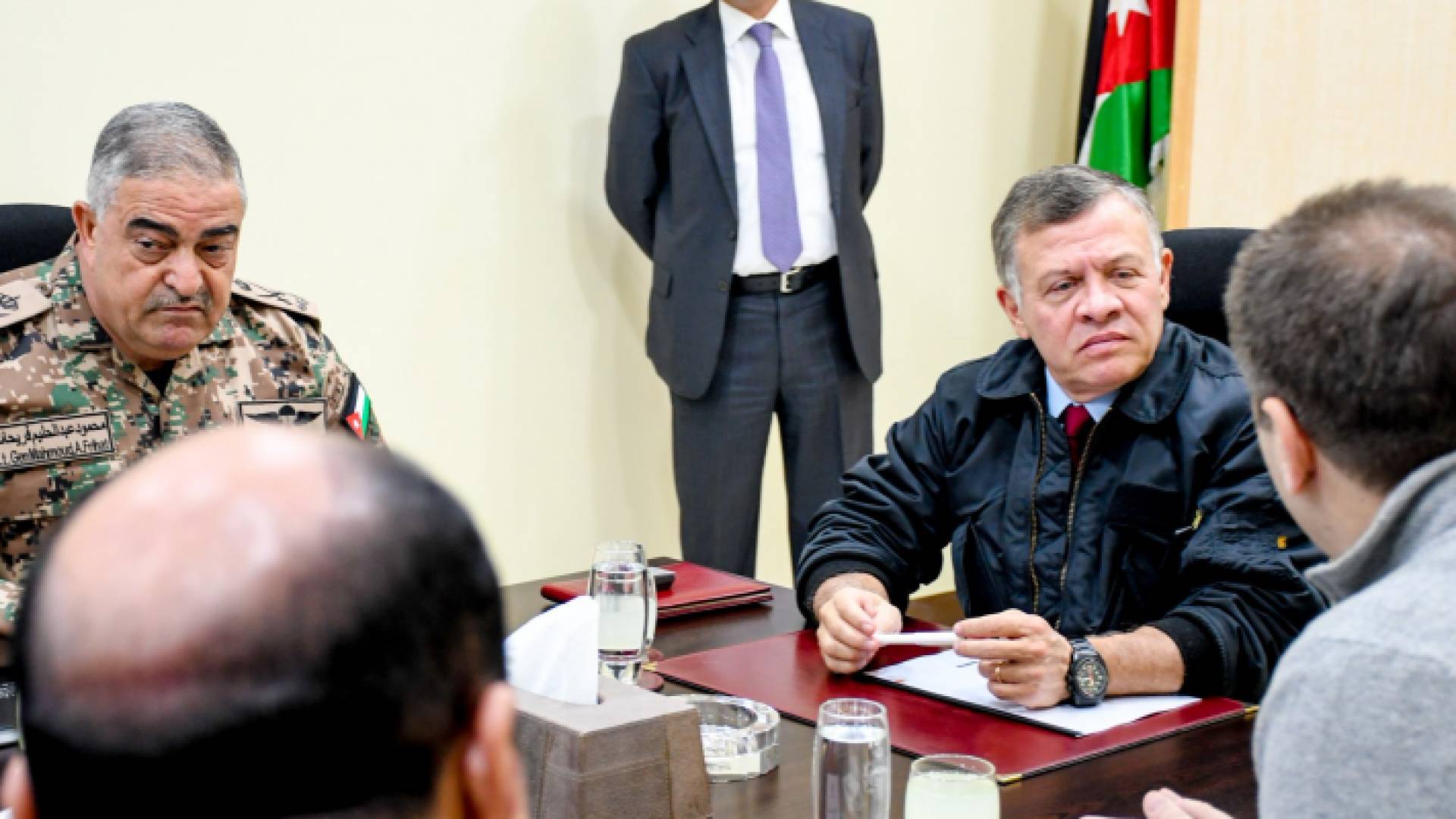 الملك يزور مركز التدريب المشترك