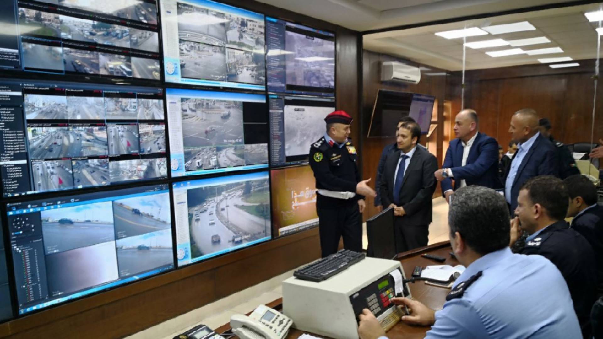 افتتاح غرفة عمليات متطورة في إدارة السير المركزية