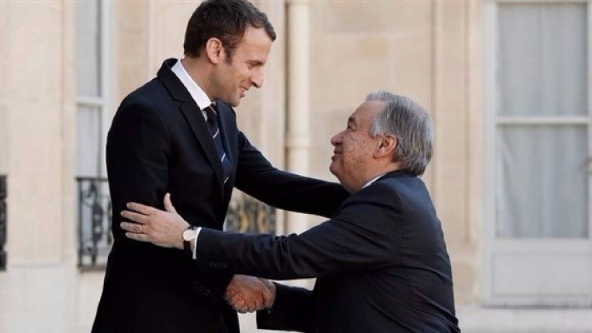 ماكرون وغوتيريس