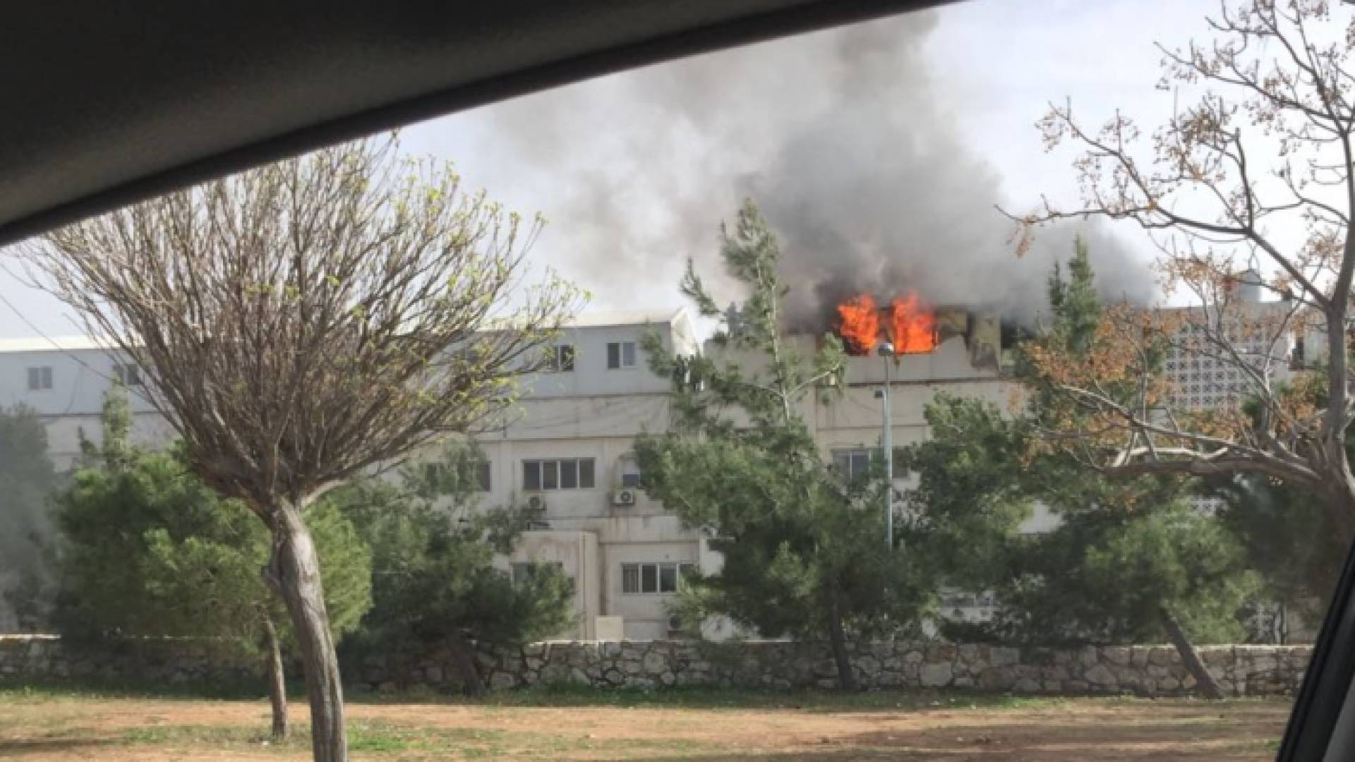 صورة متداولة للحريق