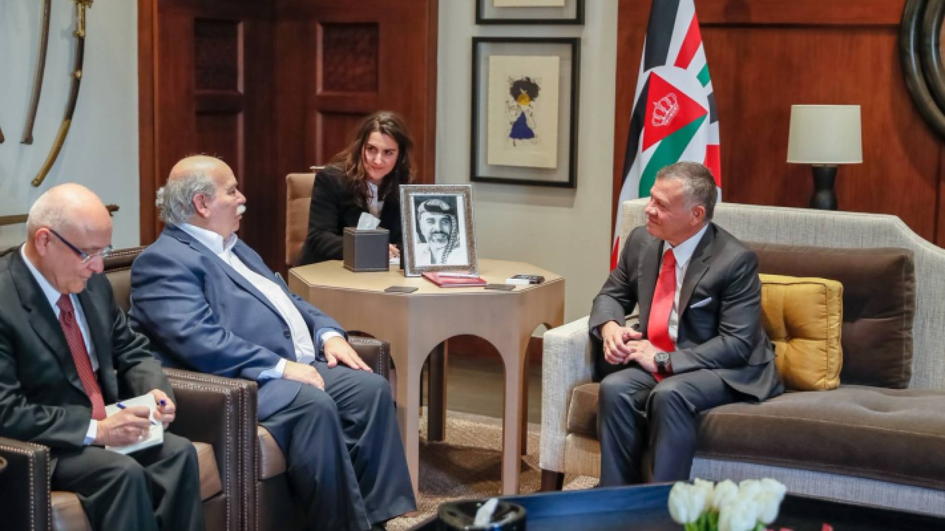 الملك يستقبل رئيس البرلمان اليوناني