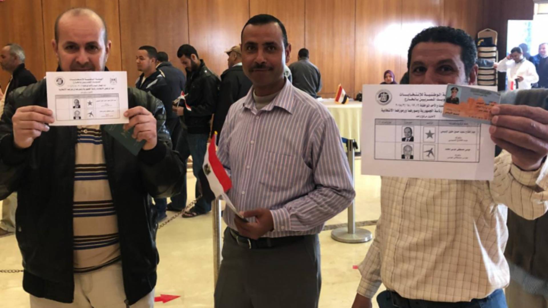 مصريون فى الأردن يدلون بأصواتهم فى انتخابات الرئاسة