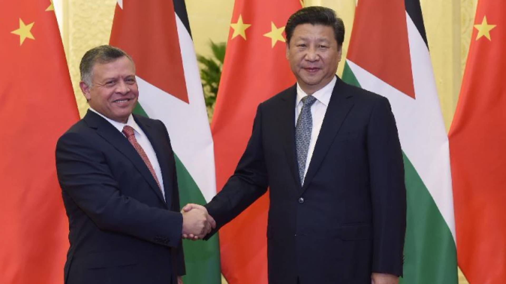 الملك والرئيس الصيني - ارشيفية