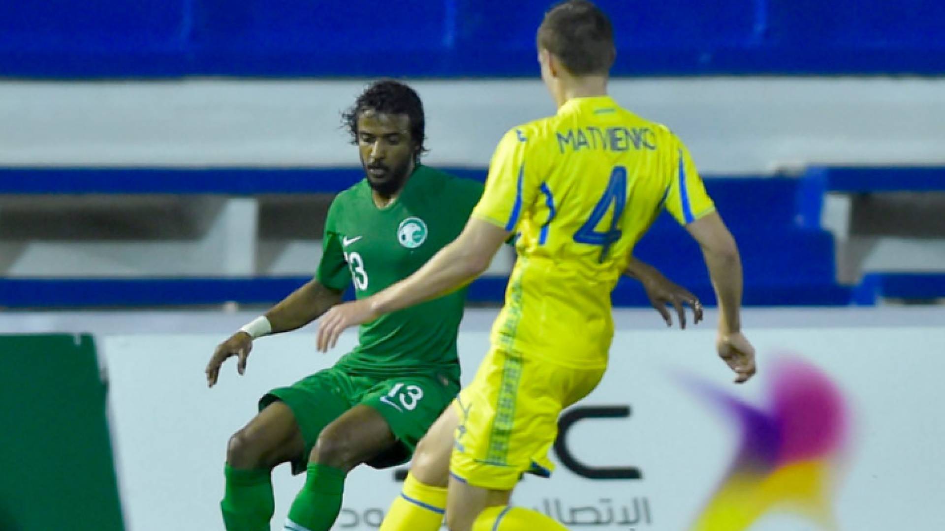 جانب من المباراة