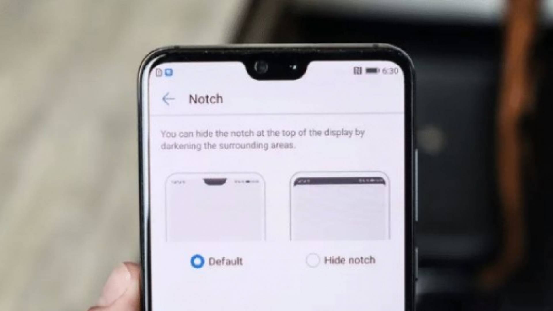 هواوي تتيح إخفاء النتوء في شاشة هواوي بي 20