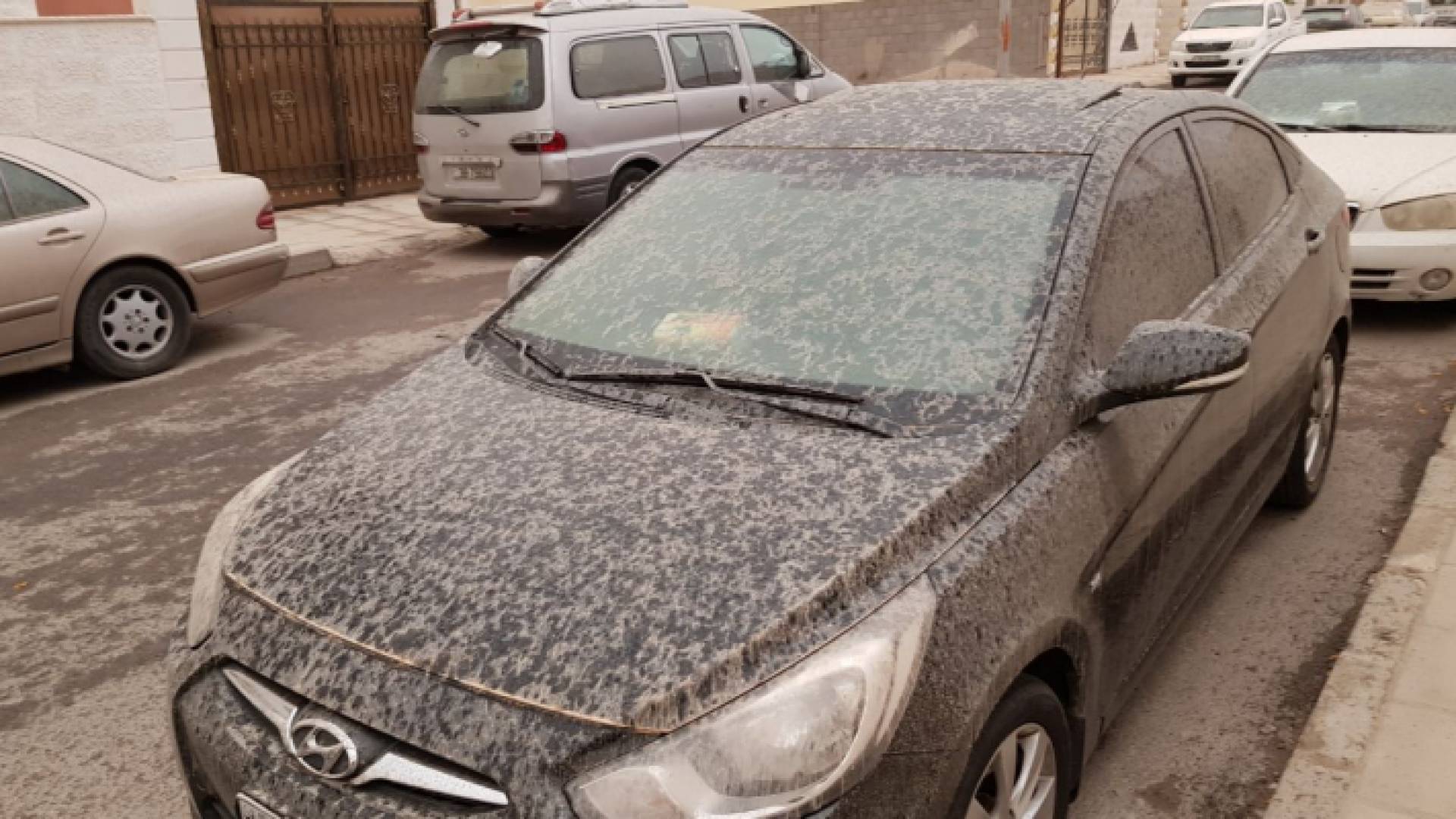 أمطار طينية في محافظة العقبة