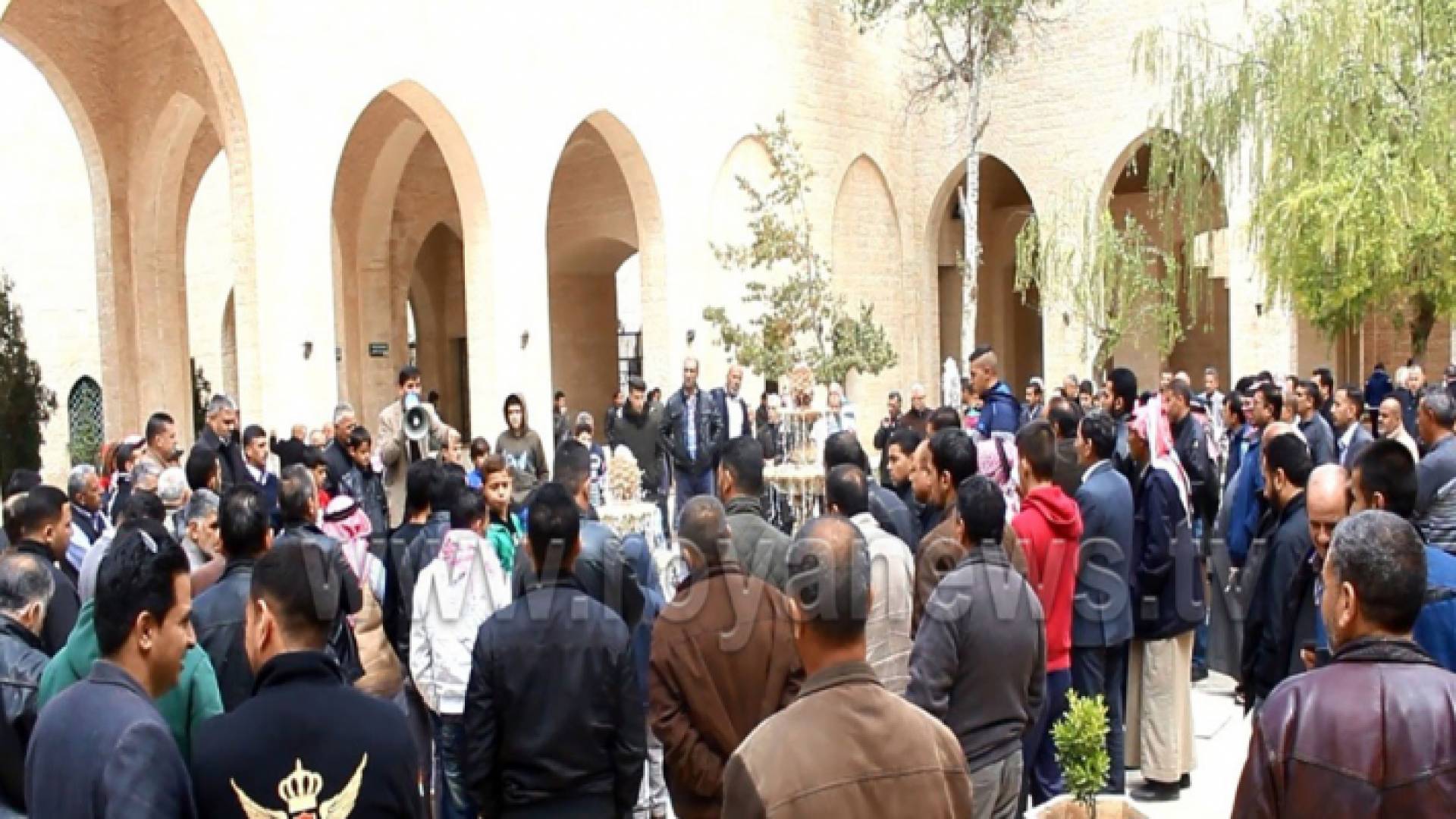 جانب من الوقفة الاحتجاجية