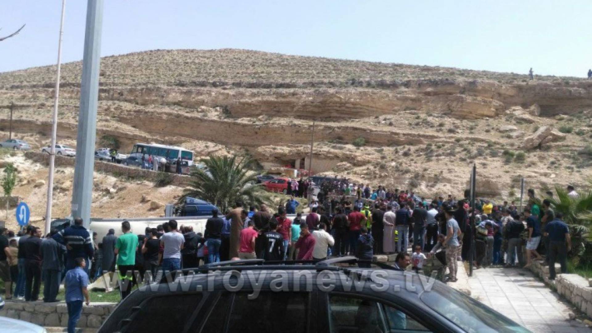 الصورة من موقع الحادث