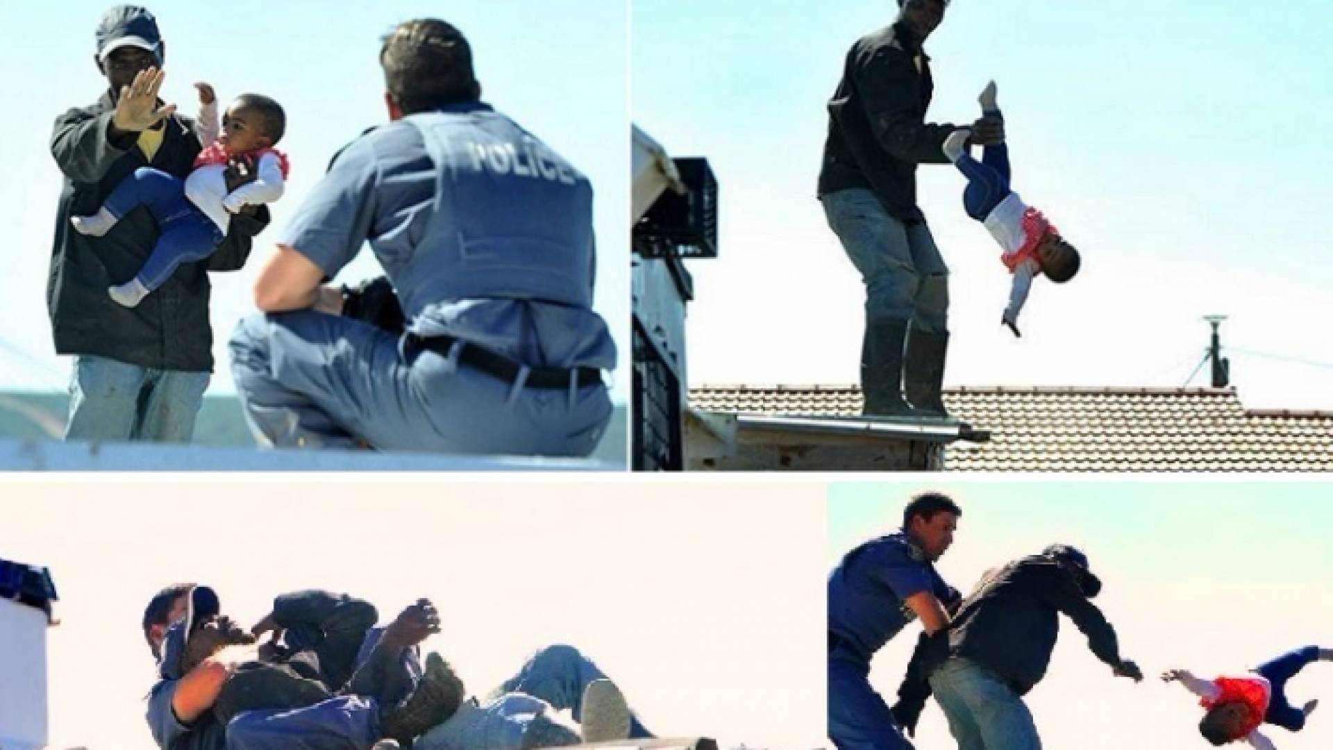 الرجل راح يطالب القادمين للهدم بعدم استهداف بيته