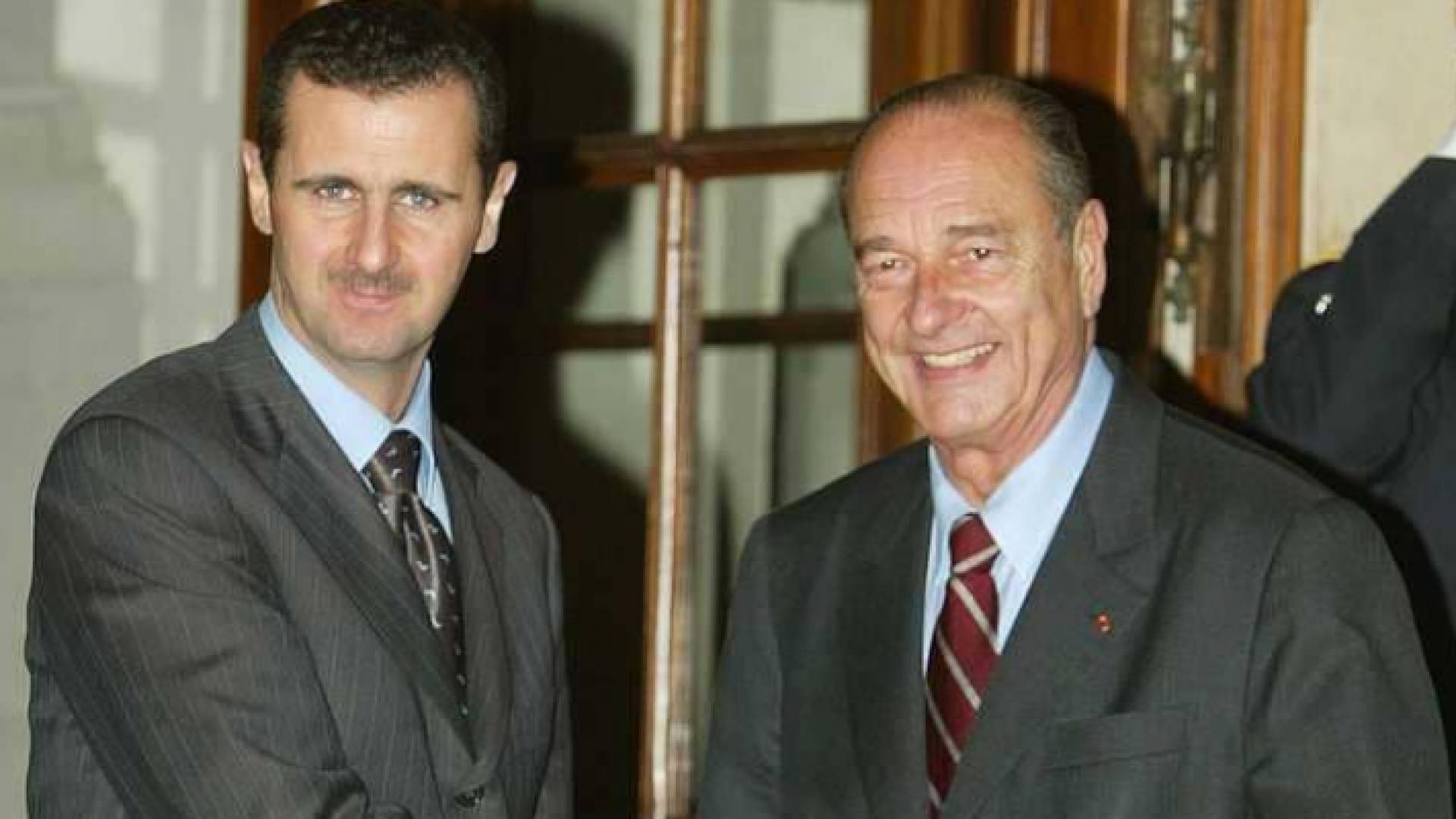 أرشيفية لشيراك مع الأسد