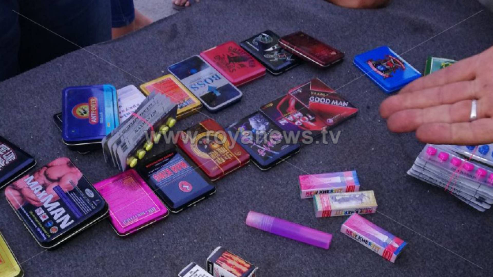 جانب من المضبوطات