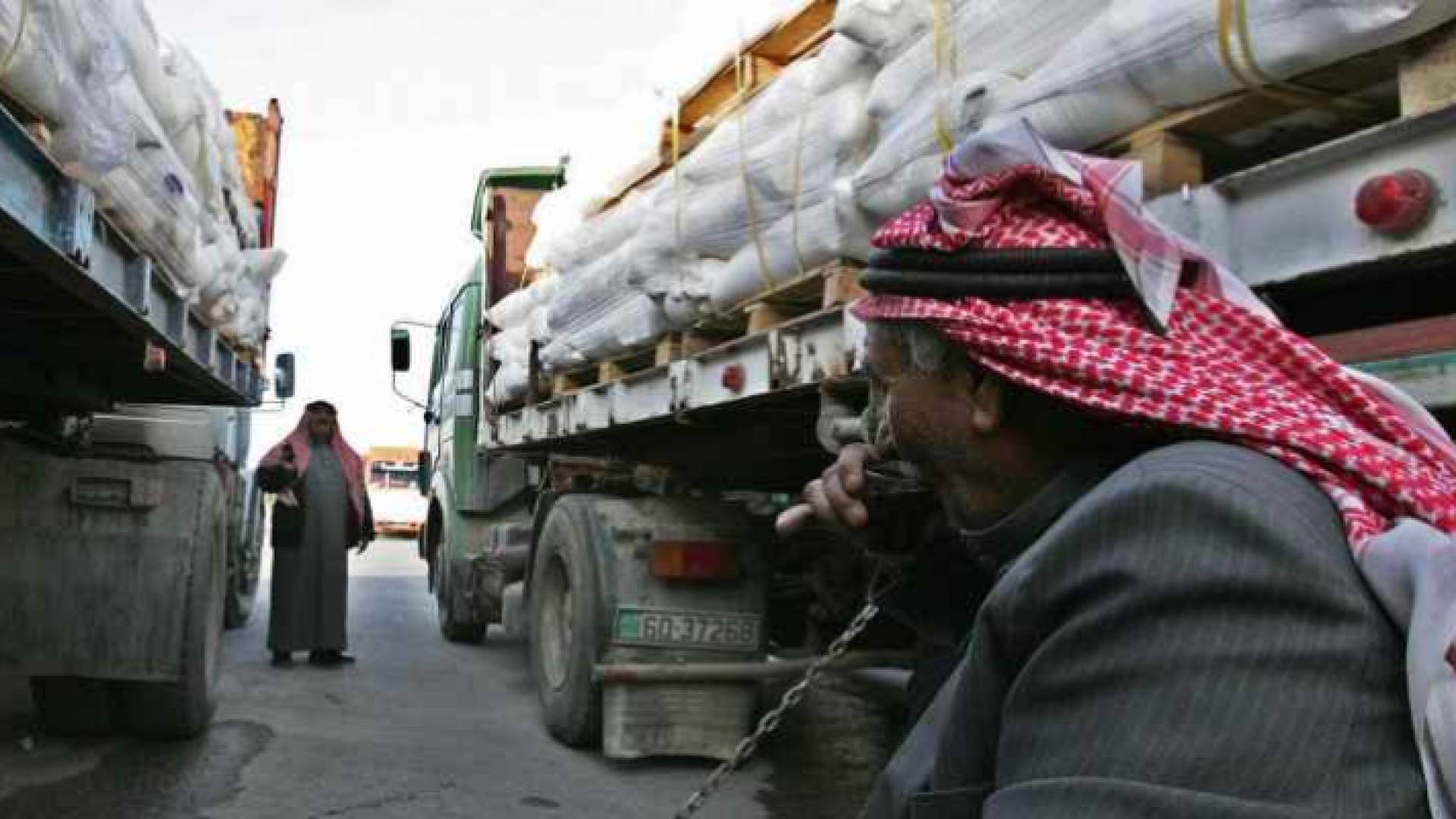 الشاحنات الأردنية