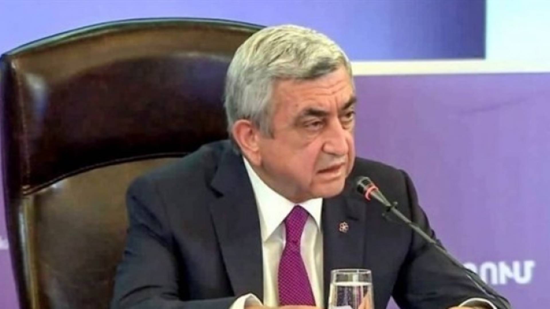 رئيس وزراء أرمينيا سيرج سركيسيان أرشيف