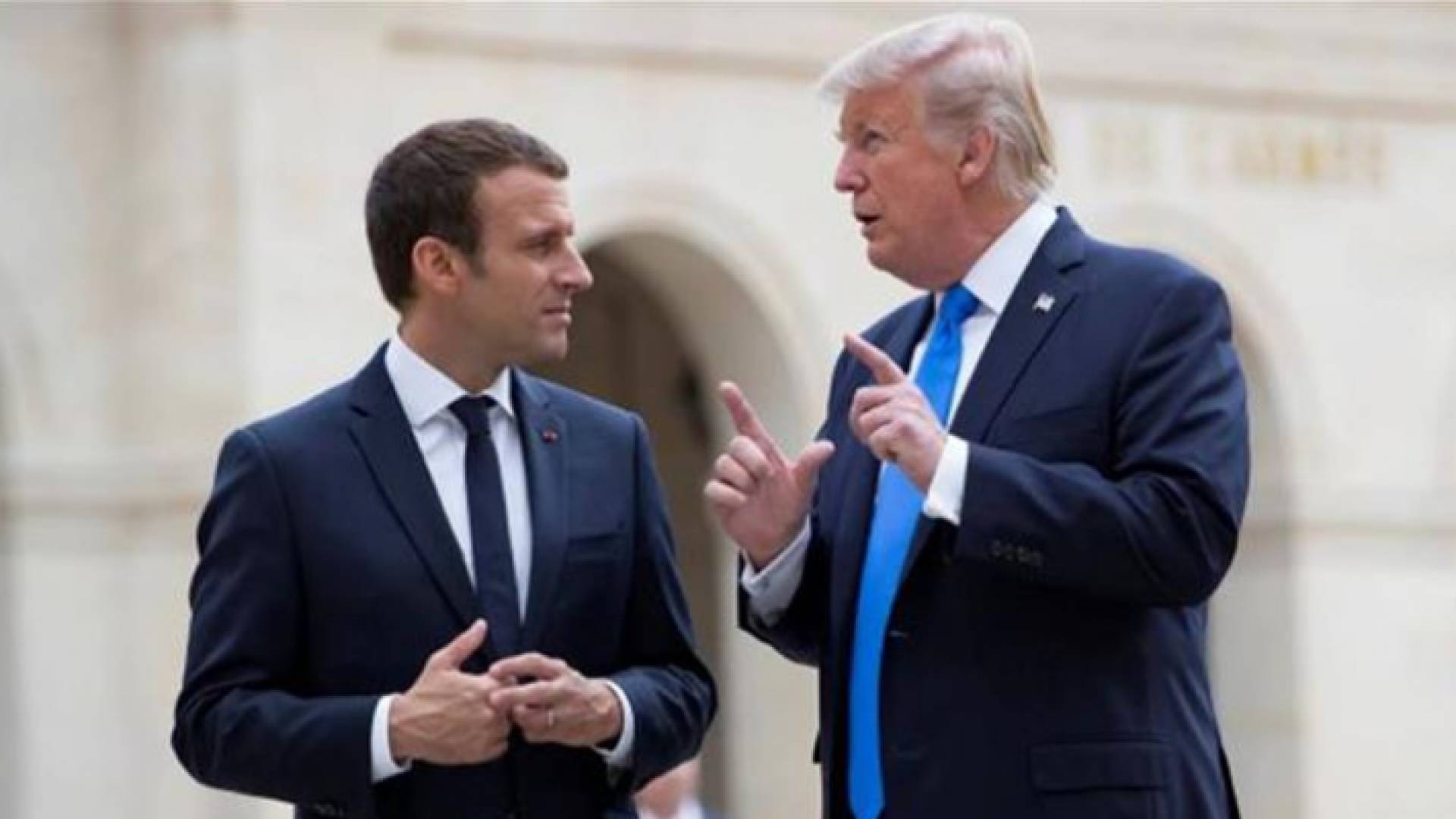 ترمب وماكرون