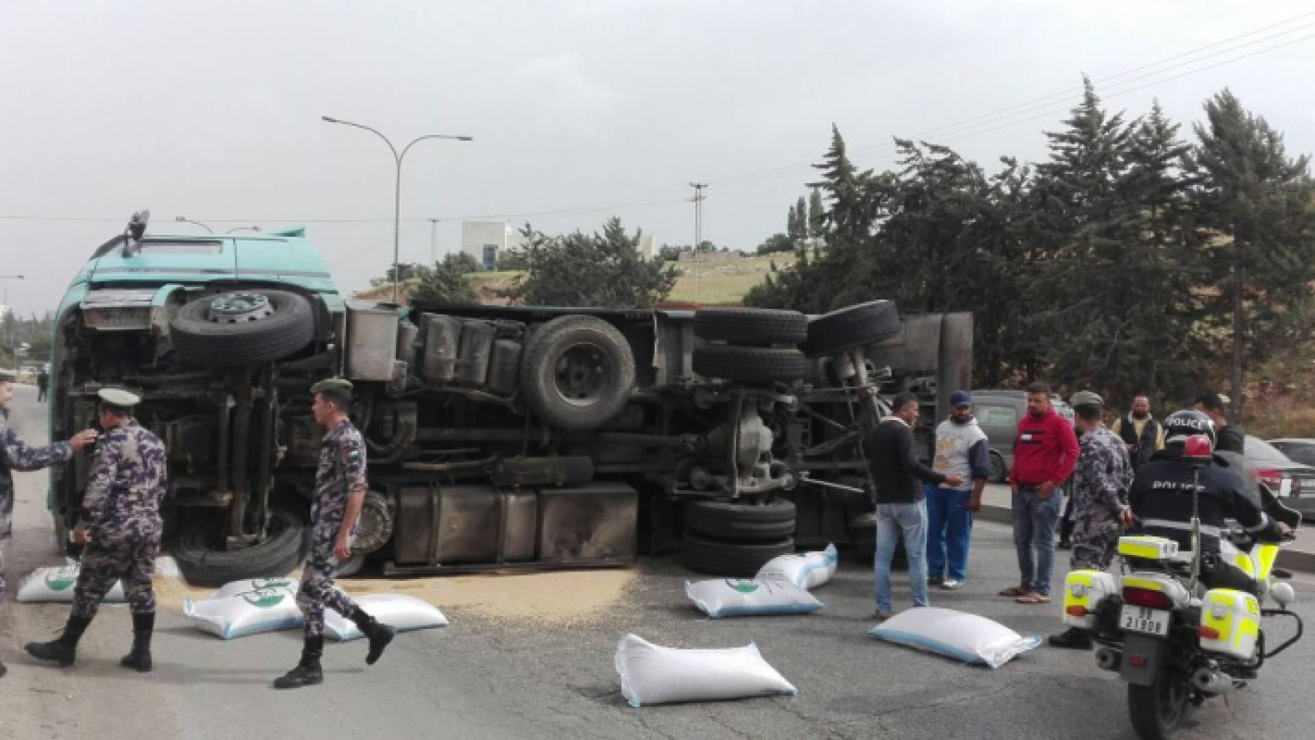 صورة من موقع الحادث