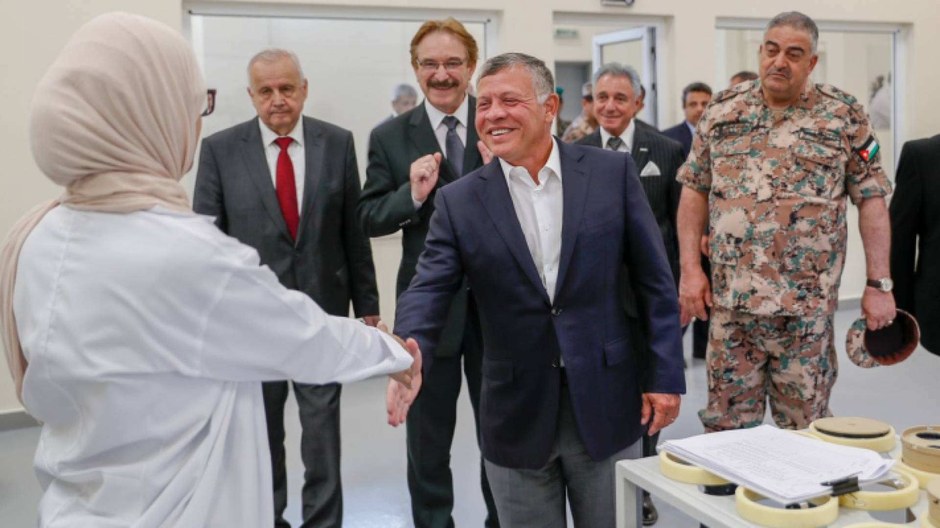 جانب من زيارة الملك