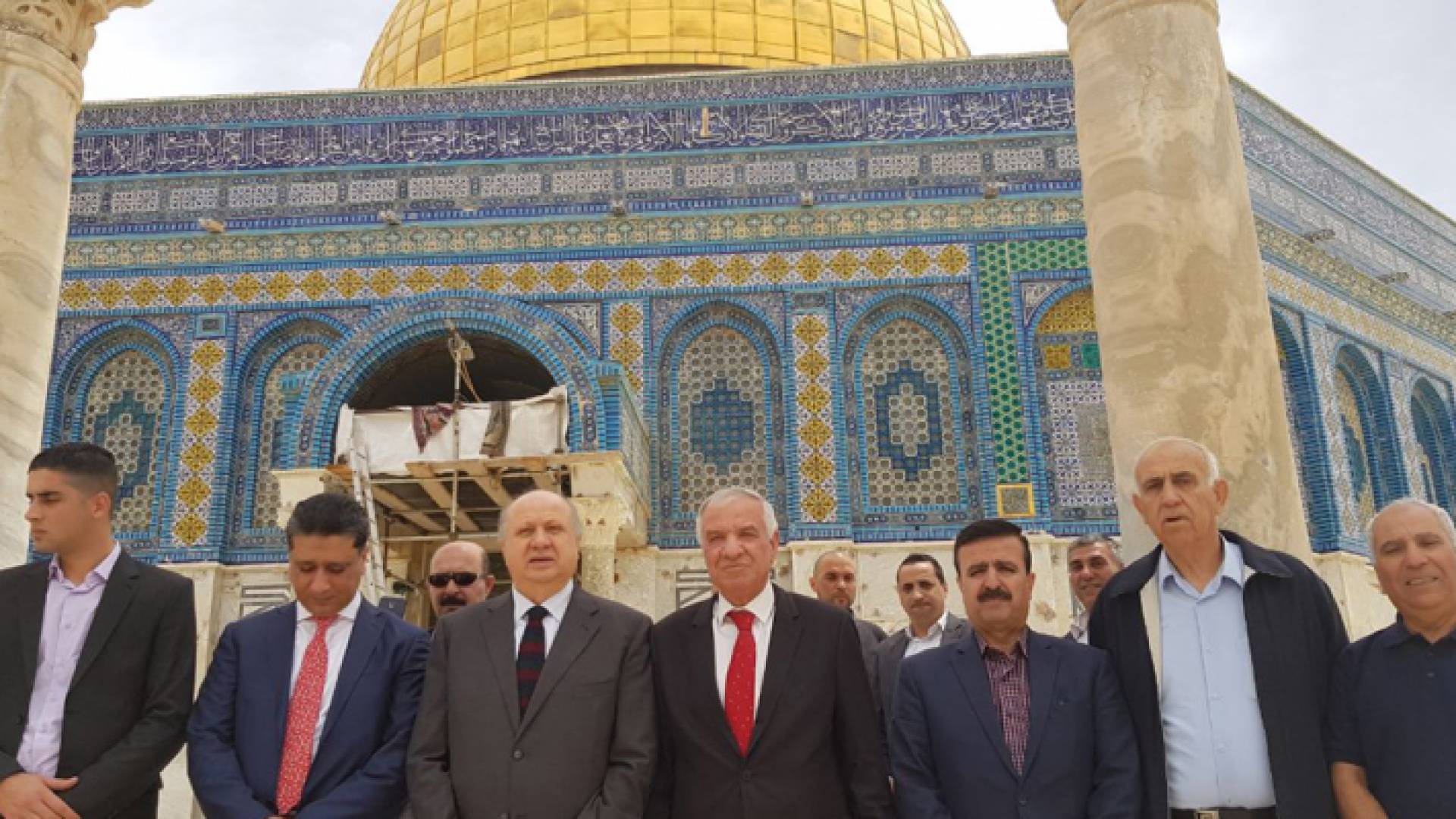 صورة خلال الزيارة