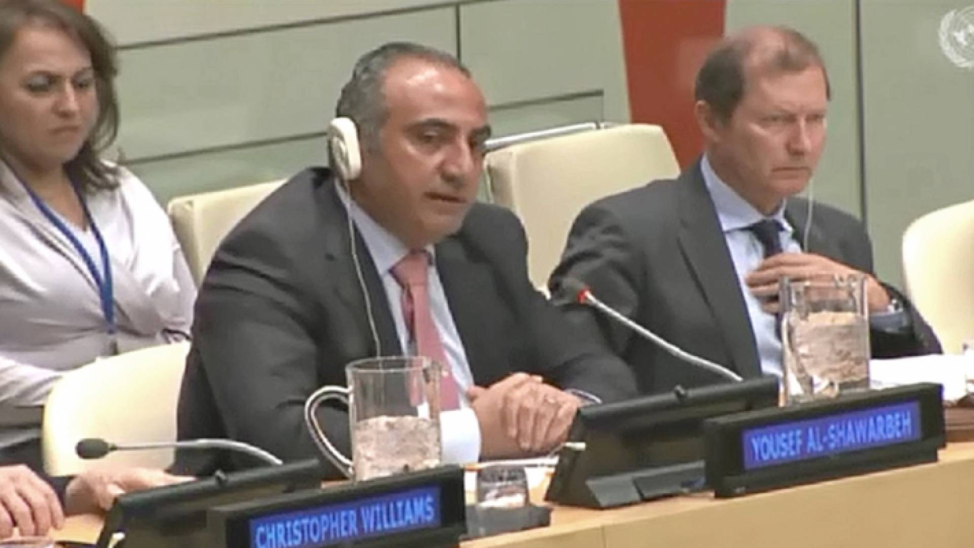الشواربة خلال اجتماع المجلس الاقتصادي والاجتماعي المنعقد في الأمم المتحدة