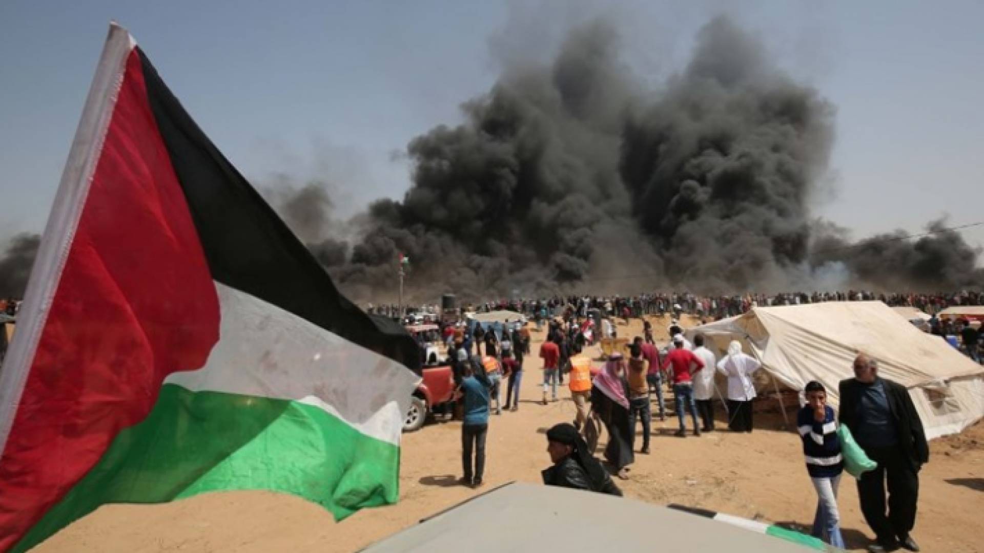 من مسيرات العودة بقطاع غزة