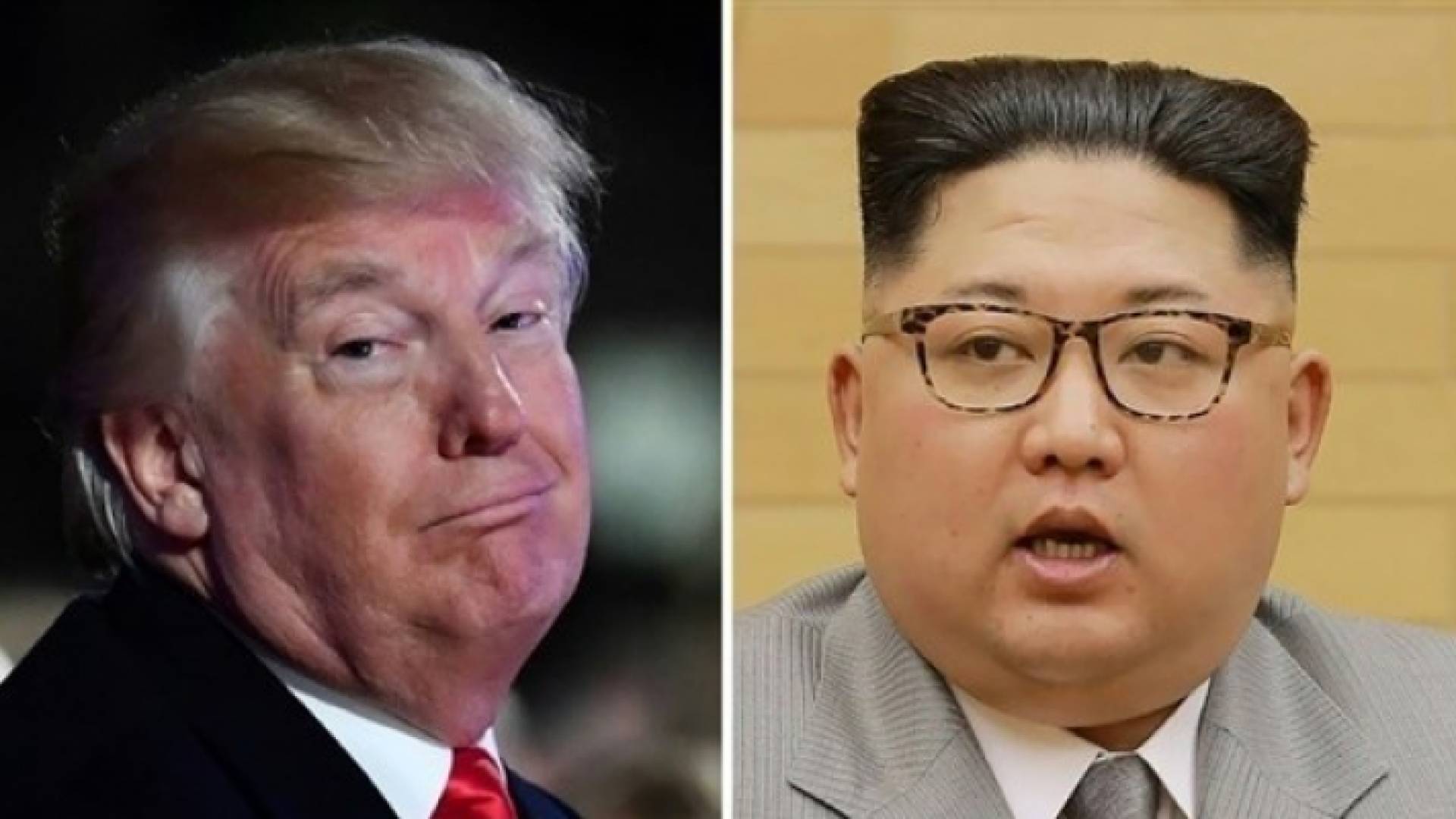 الرئيس الأمريكي دونالد ترامب والزعيم الكوري الشمالي كيم جونغ أون