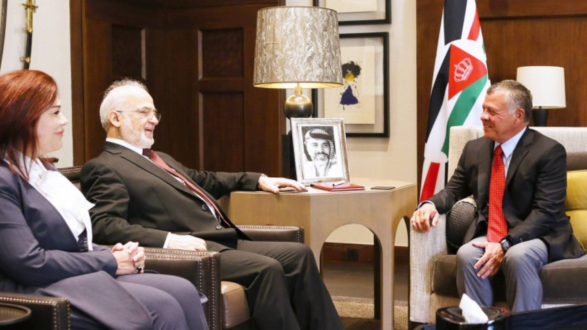 الملك يستقبل الجعبري