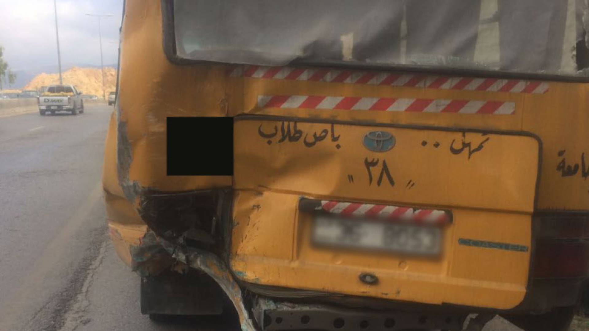 الحادث بمنطقة جرش