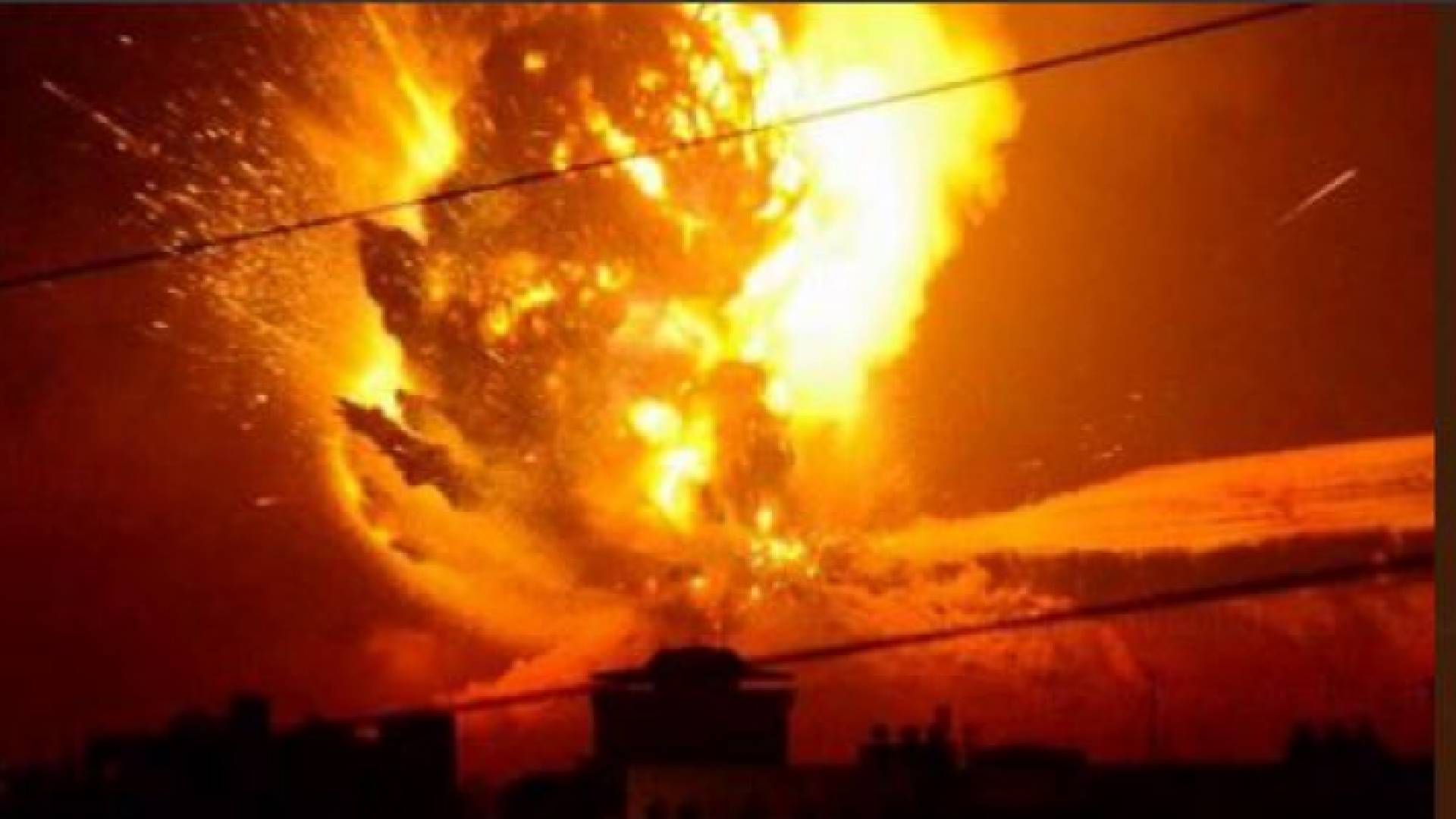 الصورة تظهر قصف الجولان - سكاي نيوز