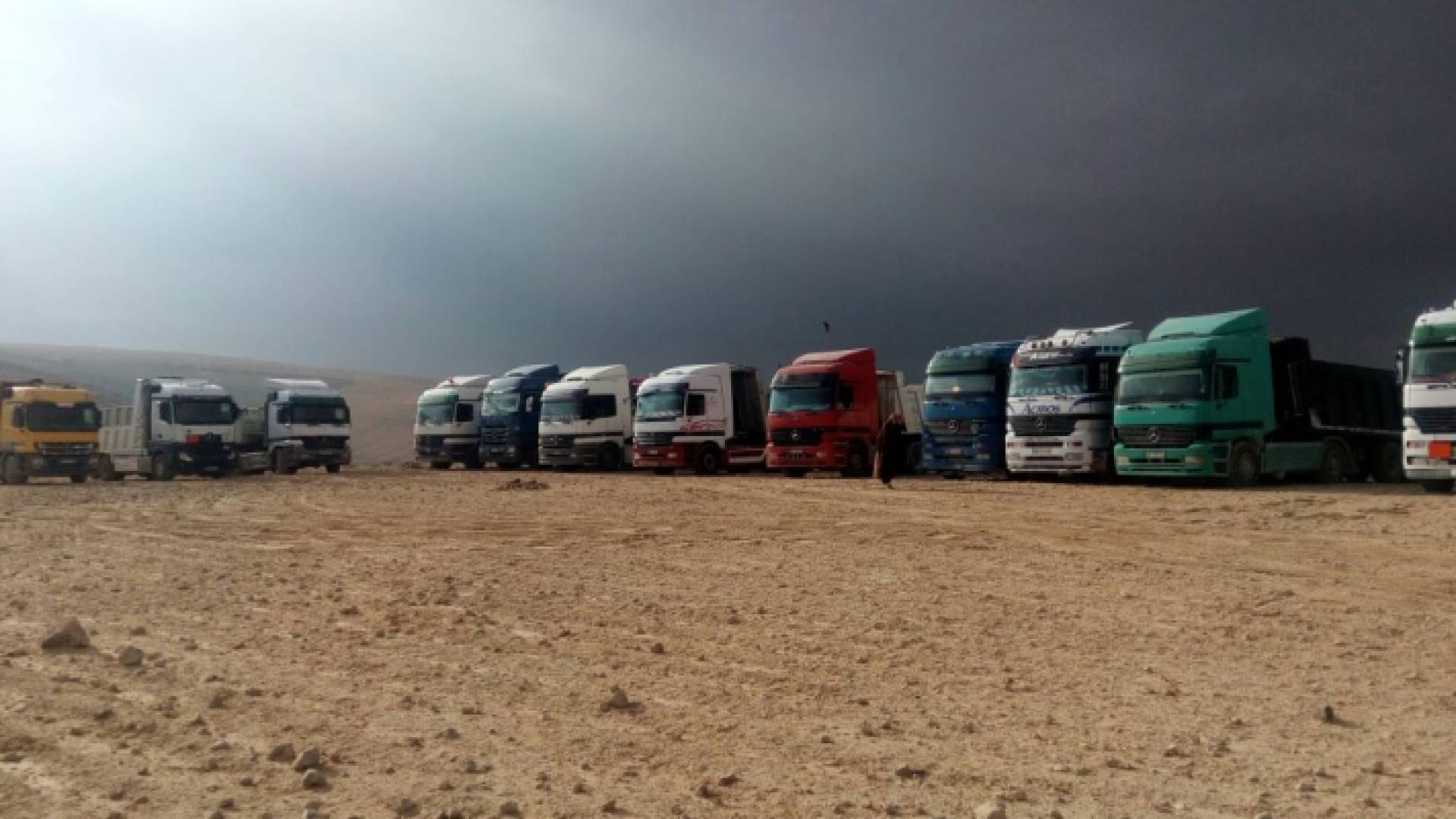 الاعتصام على الطريق الصحراوي