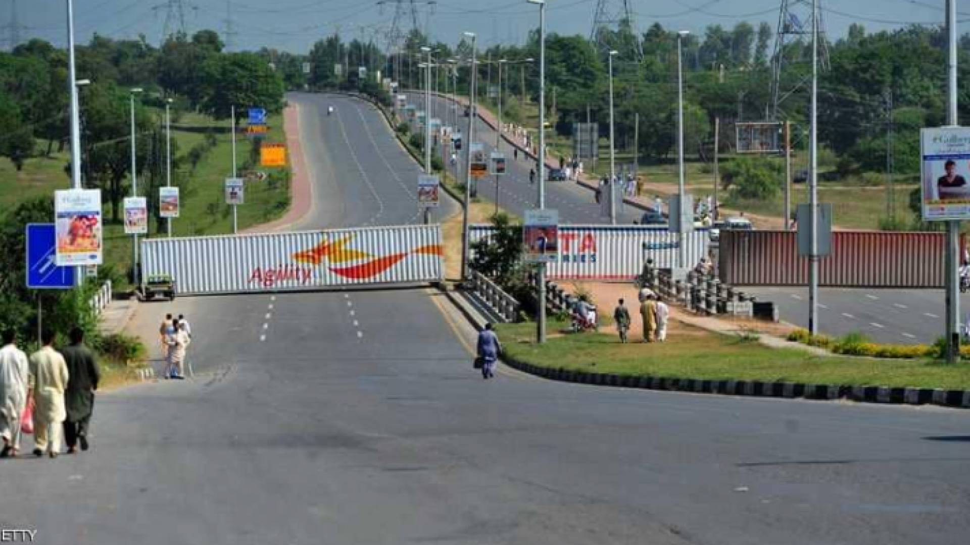 محيط السفارة الأميركية في إسلام آباد