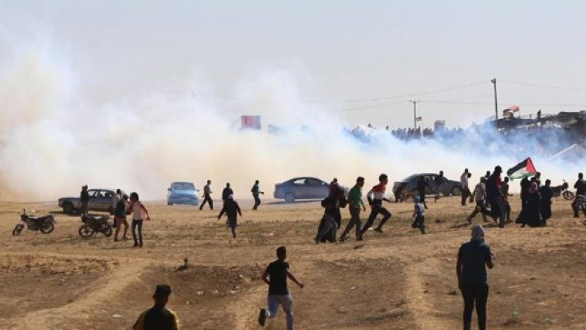 جانب من المواجهات في غزة