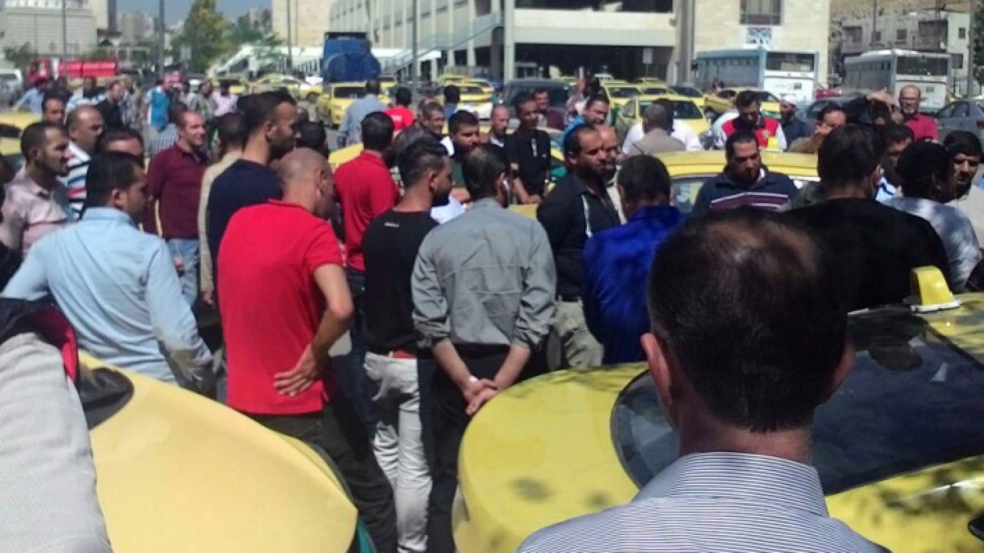 جانب من الاعتصام